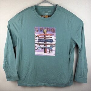 Carbon 2 Cobalt Shirt Long Sleeve Aqua Men’s Large